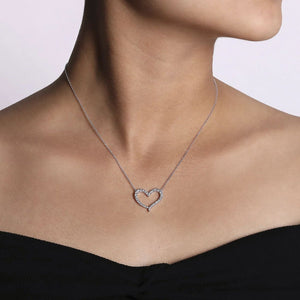 Gabriel & Co. Diamond Heart Pendant