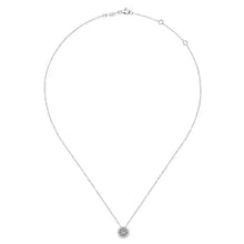 Load image into Gallery viewer, Gabriel &amp; Co. Diamond Pave Satin Finish Pendant

