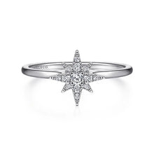 Load image into Gallery viewer, Gabriel &amp; Co. Diamond Starburst Ring
