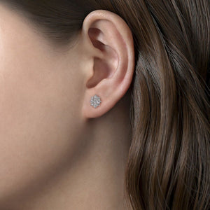 Gabriel & Co. Diamond Starburst Stud Earrings