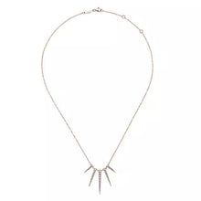 Load image into Gallery viewer, Gabriel &amp; Co. Edgy Spikes Diamond Necklace
