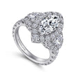 Load image into Gallery viewer, Gabriel &amp; Co. &quot;Eve&quot; Massive Marquise Halo Diamond Engagement Ring

