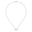 Load image into Gallery viewer, Gabriel &amp; Co. Five Golden Spike Diamond Necklace
