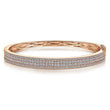 Load image into Gallery viewer, Gabriel &amp; Co. Four Row Pave Set Diamond Bangle
