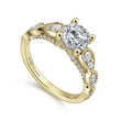 Load image into Gallery viewer, Gabriel &amp; Co. &quot;Garland&quot; Vintage Style Diamond Engagement Ring
