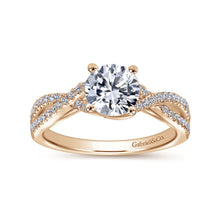 Load image into Gallery viewer, Gabriel &amp; Co. &quot;Gina&quot; Twist Diamond Engagement Ring

