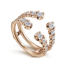 Load image into Gallery viewer, Gabriel &amp; Co. Graduating Diamonds Enhancer Band
