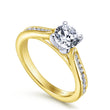 Load image into Gallery viewer, Gabriel &amp; Co. &quot;Hannah&quot; Diamond Channel Set Engagement Ring
