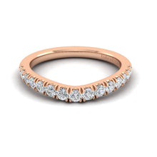 Load image into Gallery viewer, Gabriel &amp; Co. &quot;Hazel&quot; Curved Diamond Wedding Band
