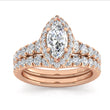Load image into Gallery viewer, Gabriel &amp; Co. &quot;Hazel&quot; Marquise Halo Diamond Pave Engagement Ring
