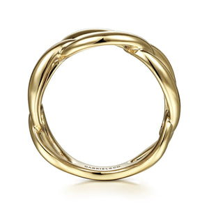 Gabriel & Co. High Polished Chain Link Ring