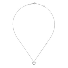 Load image into Gallery viewer, Gabriel &amp; Co. High Polished Open Heart Pendant
