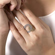 Load image into Gallery viewer, Gabriel &amp; Co. Interlocking Loop Diamond Ring
