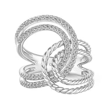 Load image into Gallery viewer, Gabriel &amp; Co. Interlocking Loop Diamond Ring
