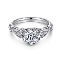 Load image into Gallery viewer, Gabriel &amp; Co. &quot;Jaelyn&quot; Victorian Style Diamond Engagement Ring
