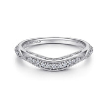 Load image into Gallery viewer, Gabriel &amp; Co. &quot;Jaelyn&quot; Victorian Style Diamond Wedding Band
