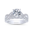 Load image into Gallery viewer, Gabriel &amp; Co. &quot;Kayla&quot; Scalloped Diamond Wedding Band

