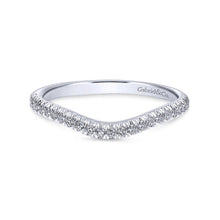 Load image into Gallery viewer, Gabriel &amp; Co. &quot;Kennedy&quot; Curved Diamond Wedding Band
