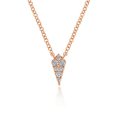 Load image into Gallery viewer, Gabriel &amp; Co. Kite Shaped Pave Diamond Pendant
