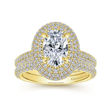 Load image into Gallery viewer, Gabriel &amp; Co. &quot;Lolita&quot; Pave Set Diamond Wedding Band
