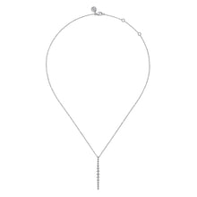 Load image into Gallery viewer, Gabriel &amp; Co. Long Vertical Diamond Drop Necklace
