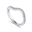 Load image into Gallery viewer, Gabriel &amp; Co. &quot;Lucca&quot; Curved Diamond Wedding Band
