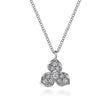 Load image into Gallery viewer, Gabriel &amp; Co. Lusso Diamond Flower Pendant
