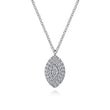 Load image into Gallery viewer, Gabriel &amp; Co. Lusso Marquise Shaped Pave Set Diamond Pendant
