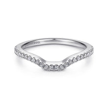 Load image into Gallery viewer, Gabriel &amp; Co. &quot;Marlena&quot; Curved Diamond Wedding Band
