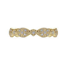 Load image into Gallery viewer, Gabriel &amp; Co. Marquise Station Cluster Diamond Stackable Ring
