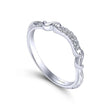 Load image into Gallery viewer, Gabriel &amp; Co. &quot;Mercer&quot; Curved Diamond Wedding Band
