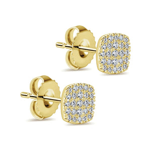 Gabriel & Co. Micro Pave Diamond Stud Earrings
