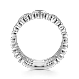 Gabriel & Co. Multi Row Wide Textured Ring