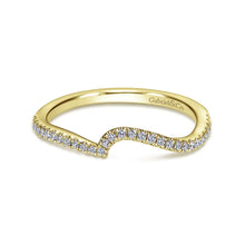Load image into Gallery viewer, Gabriel &amp; Co. &quot;Naomi&quot; Curved Diamond Wedding Band
