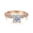 Load image into Gallery viewer, Gabriel &amp; Co. &quot;Nia&quot; Pave Twist Diamond Engagement Ring
