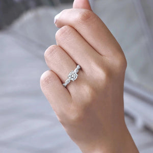 Gabriel & Co. "Nia" Pave Twist Diamond Engagement Ring