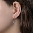 Load image into Gallery viewer, Gabriel &amp; Co. Open Circle Graduating Diamond Drop Earrings
