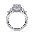 Load image into Gallery viewer, Gabriel &amp; Co. Pear Cut Three Stone Halo Diamond Engagement Ring
