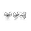 Load image into Gallery viewer, Gabriel &amp; Co. Puff Heart Stud Earrings
