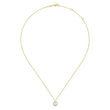 Load image into Gallery viewer, Gabriel &amp; Co. Round Cultured Pearl and Diamond Halo Pendant Necklace
