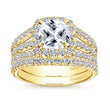 Load image into Gallery viewer, Gabriel &amp; Co. &quot;Sabrina&quot; Halo Three Row Diamond Engagement Ring
