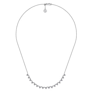 Gabriel & Co. Scalloped Diamond Choker Necklace