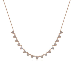 Gabriel & Co. Scalloped Diamond Choker Necklace