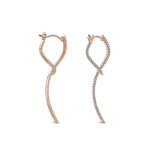 Load image into Gallery viewer, Gabriel &amp; Co. Sculptural Diamond Drop Earrings
