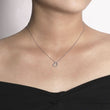 Load image into Gallery viewer, Gabriel &amp; Co. Sideways Diamond Heart Pendant
