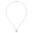 Load image into Gallery viewer, Gabriel &amp; Co. Silver Swirling Cultured Pearl Pendant Necklace
