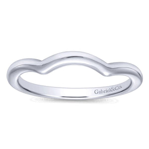 Gabriel & Co. "Skylar" High Polish Wedding Ring