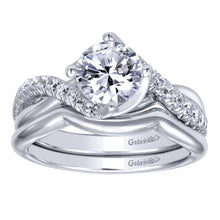 Load image into Gallery viewer, Gabriel &amp; Co. &quot;Skylar&quot; High Polish Wedding Ring
