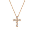 Load image into Gallery viewer, Gabriel &amp; Co. Small Marquise Shaped Diamond Cross Pendant
