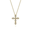 Load image into Gallery viewer, Gabriel &amp; Co. Small Marquise Shaped Diamond Cross Pendant
